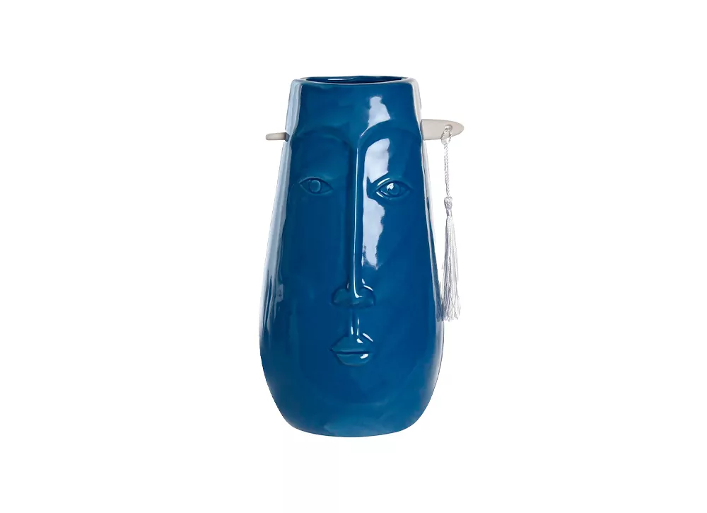 Vaso de ger de cara étnica NUI Vaso de ger de cara étnica NUI