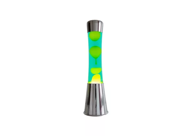Lámpara de lava amarillo y verde HALLEY Lámpara de lava amarillo y verde HALLEY