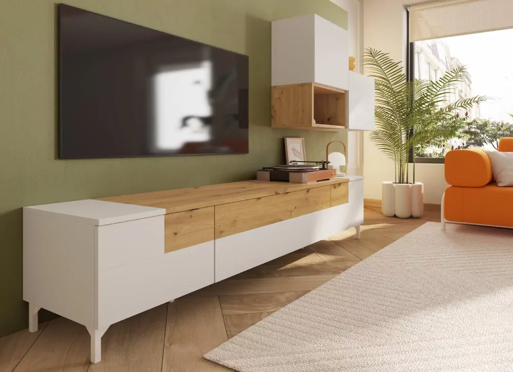 Biblioteca de salão em frente a CARMONA lacado