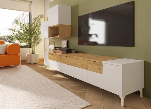 Biblioteca de salão em frente a CARMONA lacado