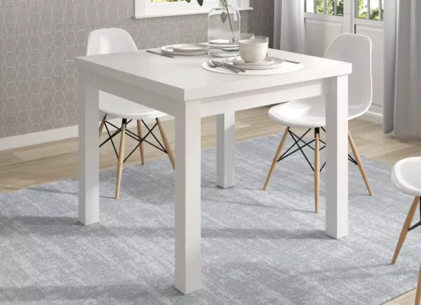 Mesa de comedor cuadrada extensible CANTABRICO Mesa de comedor cuadrada extensible CANTABRICO