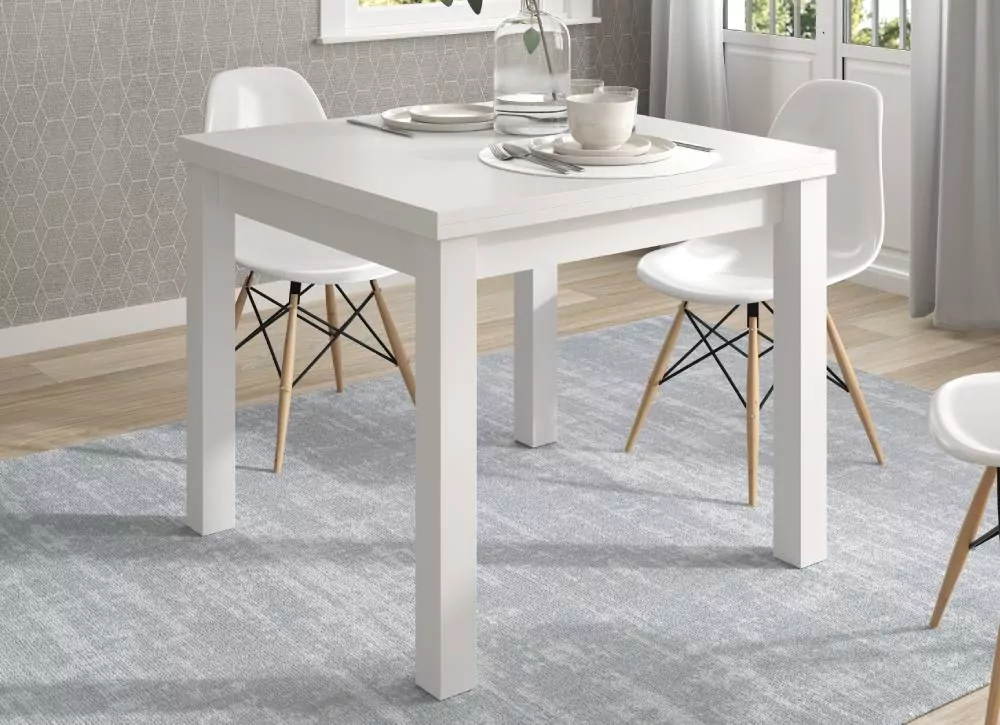 Mesa de comedor cuadrada extensible CANTABRICO Mesa de comedor cuadrada extensible CANTABRICO