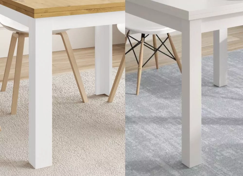 Mesa de comedor cuadrada extensible CANTABRICO Mesa de comedor cuadrada extensible CANTABRICO