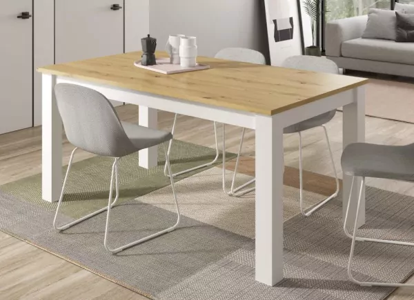 Mesa de comedor rectangular extensible CANTABRICO Mesa de comedor rectangular extensible CANTABRICO