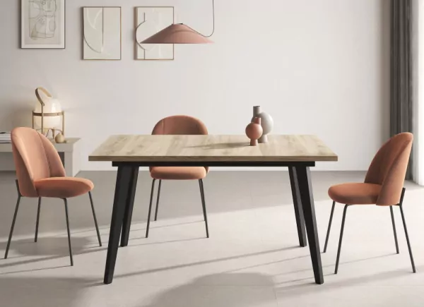 Mesa de comedor pata inclinada CANTABRICO Mesa de comedor pata inclinada CANTABRICO