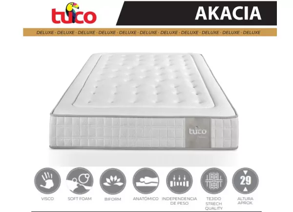 Colchão viscoelástico de AKACIA