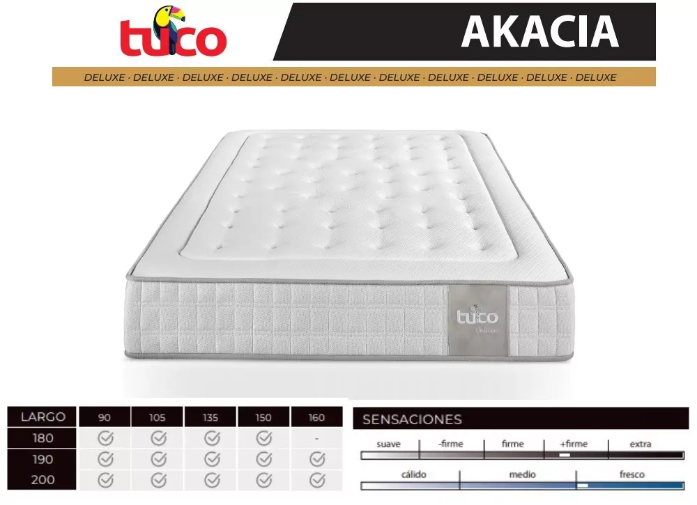 Colchão viscoelástico de AKACIA