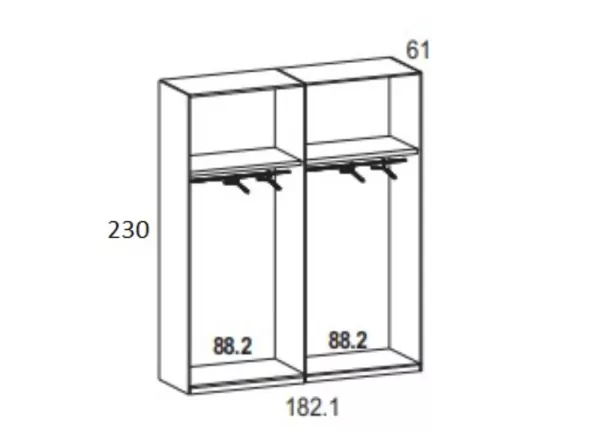 ECLIPSE armário de 4 portas ECLIPSE armário de 4 portas