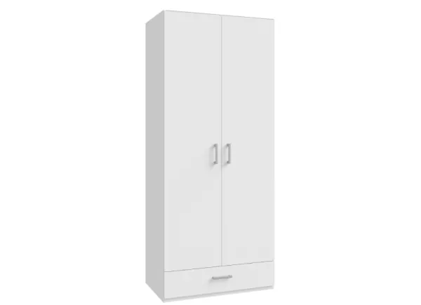 Roupeiro 2 portas batedas e 1 gaveta PALMA Roupeiro 2 portas batedas e 1 gaveta PALMA