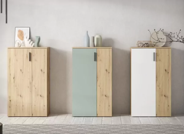 Sapateira com 2 portas de batente e 5 prateleiras SINTRA Sapateira com 2 portas de batente e 5 prateleiras SINTRA