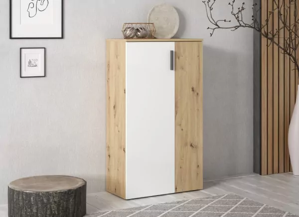 Zapatero 2 puertas batientes y 5 baldas SINTRA