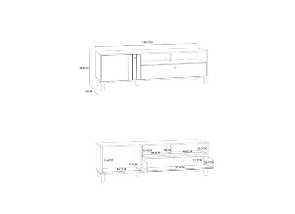 Mesa de televisão ARNEY Mesa de televisão ARNEY