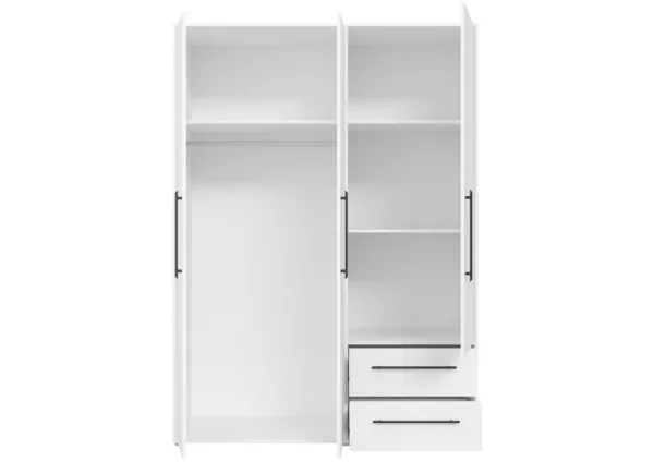 Armário com 4 portas de batente e 4 gavetas IBIZA Armário com 4 portas de batente e 4 gavetas IBIZA