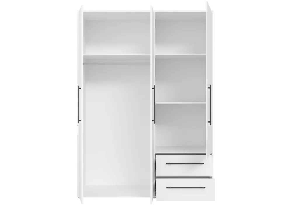 Armário com 4 portas de batente e 4 gavetas IBIZA Armário com 4 portas de batente e 4 gavetas IBIZA
