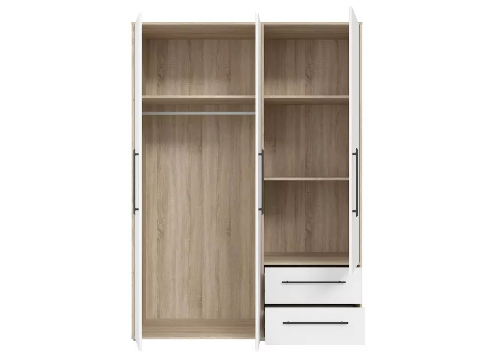 Armario 3 puertas batientes y 2 cajones PRIMAVERA Armario 3 puertas batientes y 2 cajones PRIMAVERA