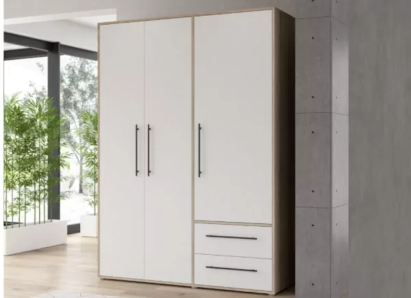 Armario 3 puertas batientes y 2 cajones PRIMAVERA Armario 3 puertas batientes y 2 cajones PRIMAVERA