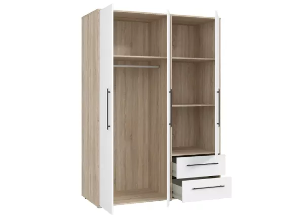 Armario 3 puertas batientes y 2 cajones PRIMAVERA Armario 3 puertas batientes y 2 cajones PRIMAVERA