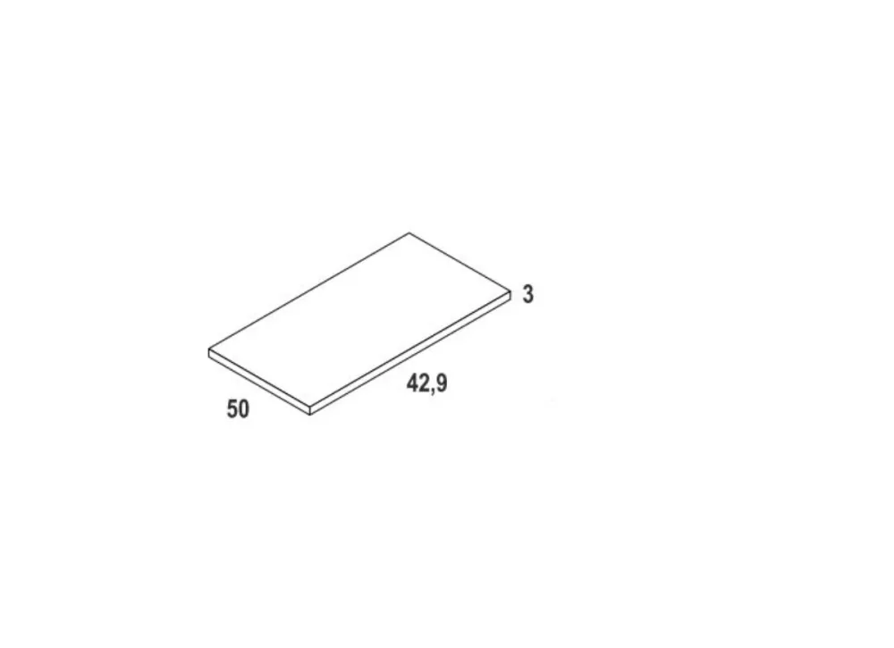 Estante fijo para armarios FLORIDA Estante fijo para armarios FLORIDA