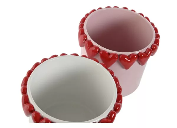 Coração de coração Macetero Coração de coração Macetero