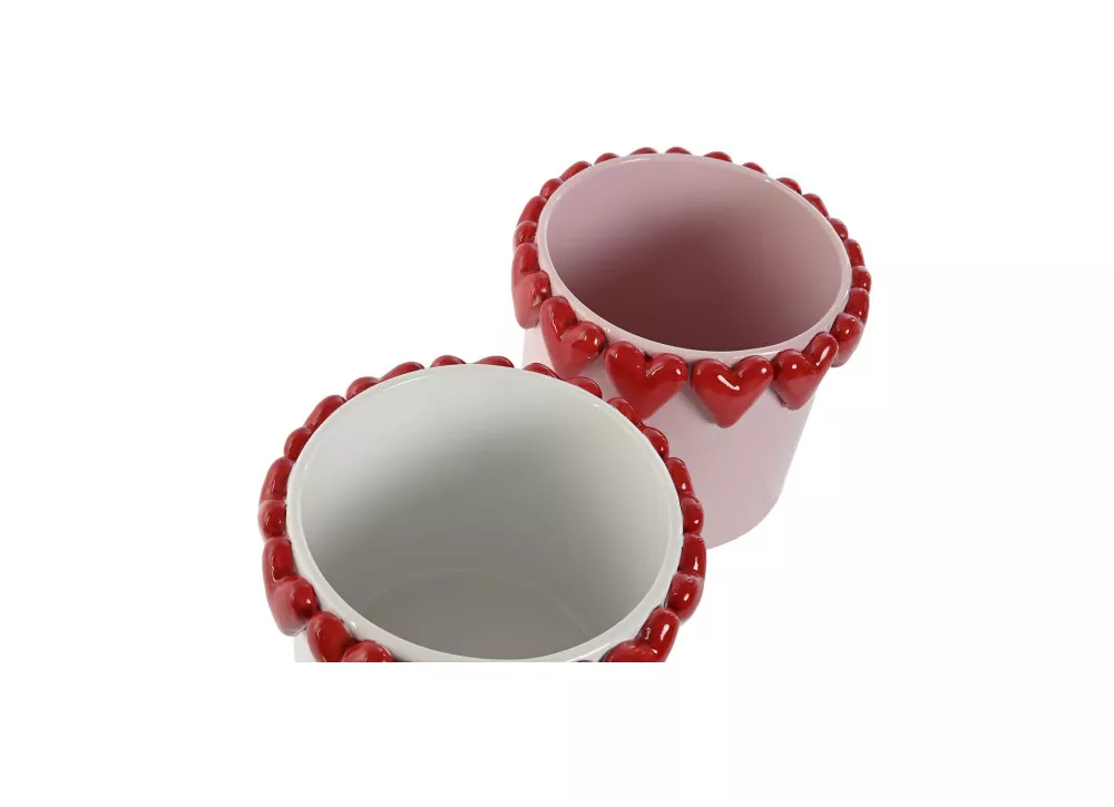 Coração de coração Macetero Coração de coração Macetero