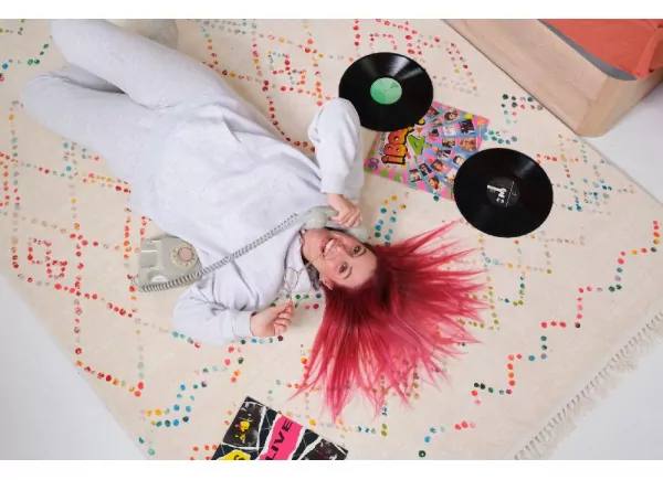 Alfombra de poliester ROMBO Alfombra de poliester ROMBO