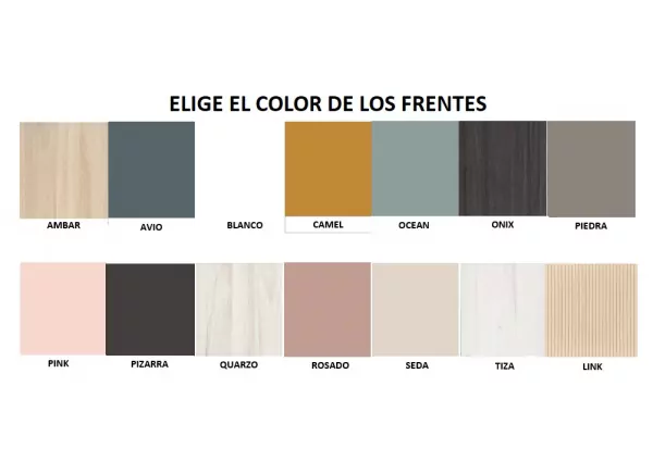 Compacto de 90 x 200 con nido oculto de 90 x 190 BEGOÑA Compacto de 90 x 200 con nido oculto de 90 x 190 BEGOÑA