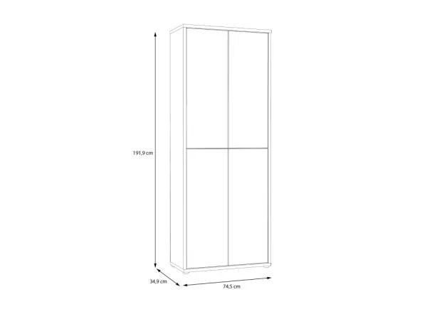 Zapatero 4 portas 8 baldas BLOOM