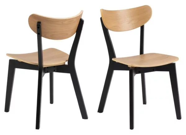 Pack 2 Sillas madera con respaldo ELVA