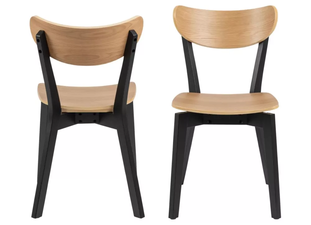 Pack 2 Sillas madera con respaldo ELVA