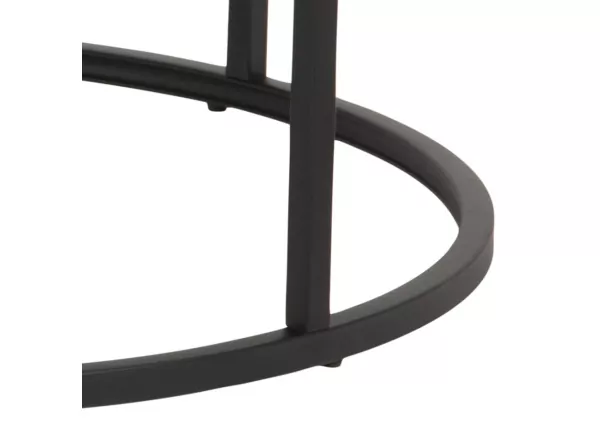 Conjunto de 2 mesas de centro redondas SAGA