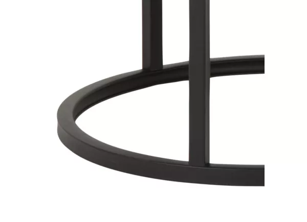 Conjunto de 2 mesas de centro redondas SAGA