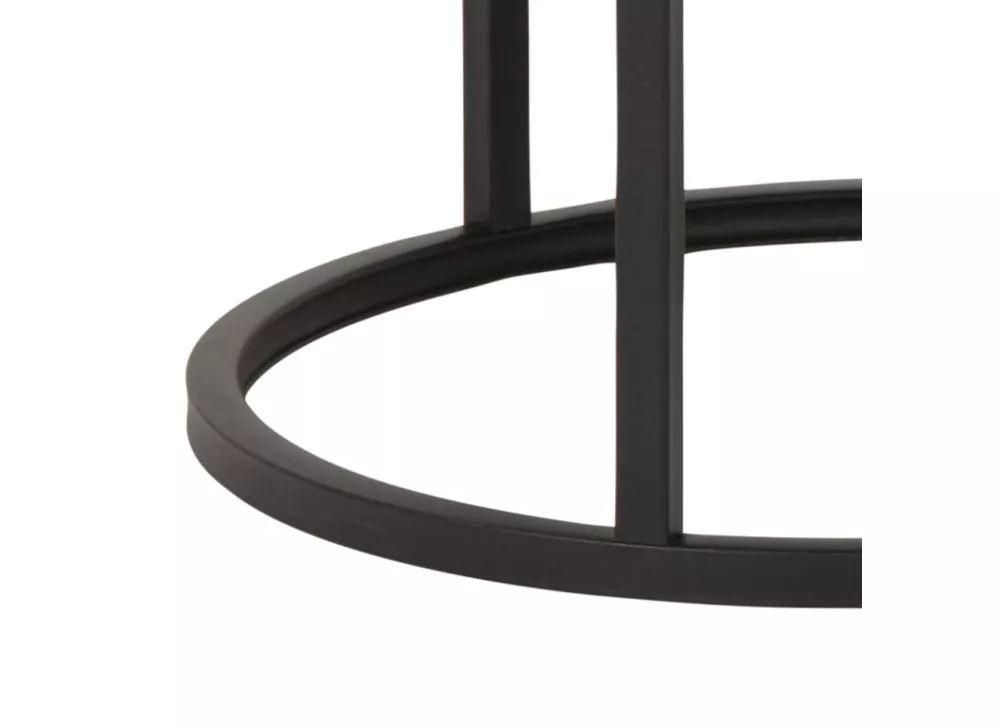 Conjunto de 2 mesas de centro redondas SAGA