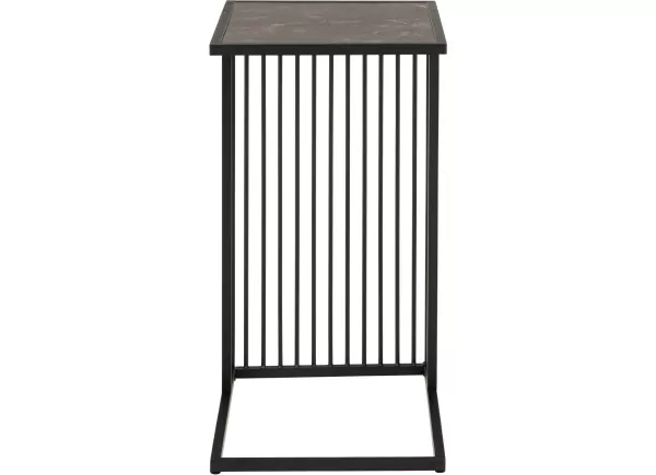 Mesa auxiliar tapa negra AKSEL Mesa auxiliar tapa negra AKSEL