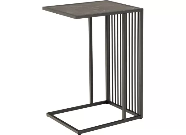 Mesa auxiliar tapa negra AKSEL Mesa auxiliar tapa negra AKSEL