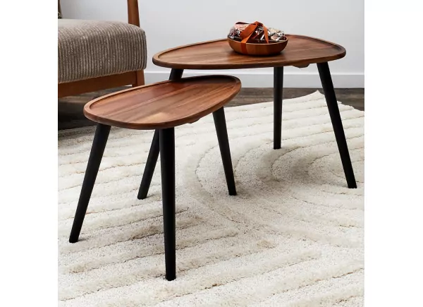 Juego de 2 mesas de centro ARLEY Juego de 2 mesas de centro ARLEY