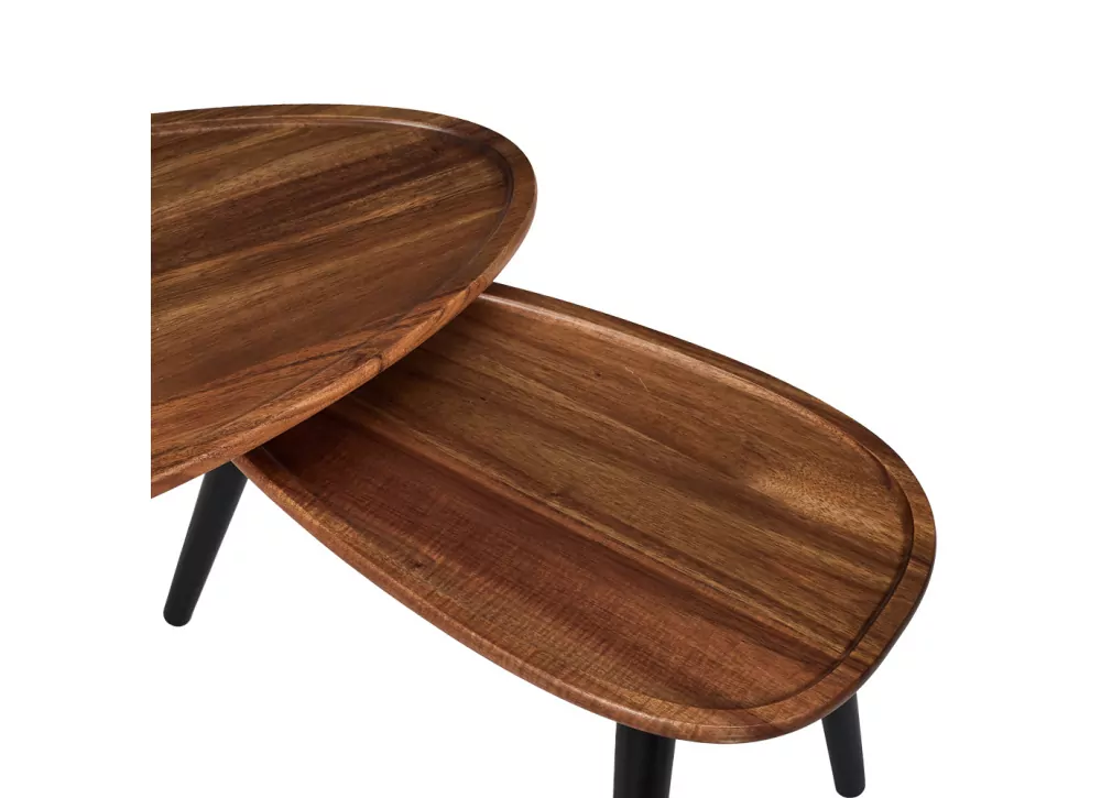 Juego de 2 mesas de centro ARLEY Juego de 2 mesas de centro ARLEY