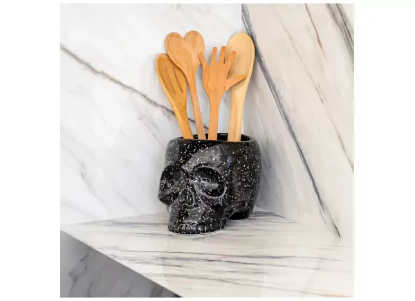 Macetero calavera estilo galaxia LUNI