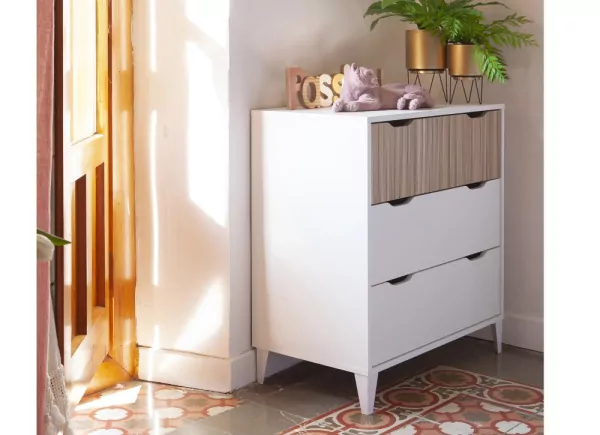 Cómoda de 3 cajones SAMANTA Cómoda de 3 cajones SAMANTA