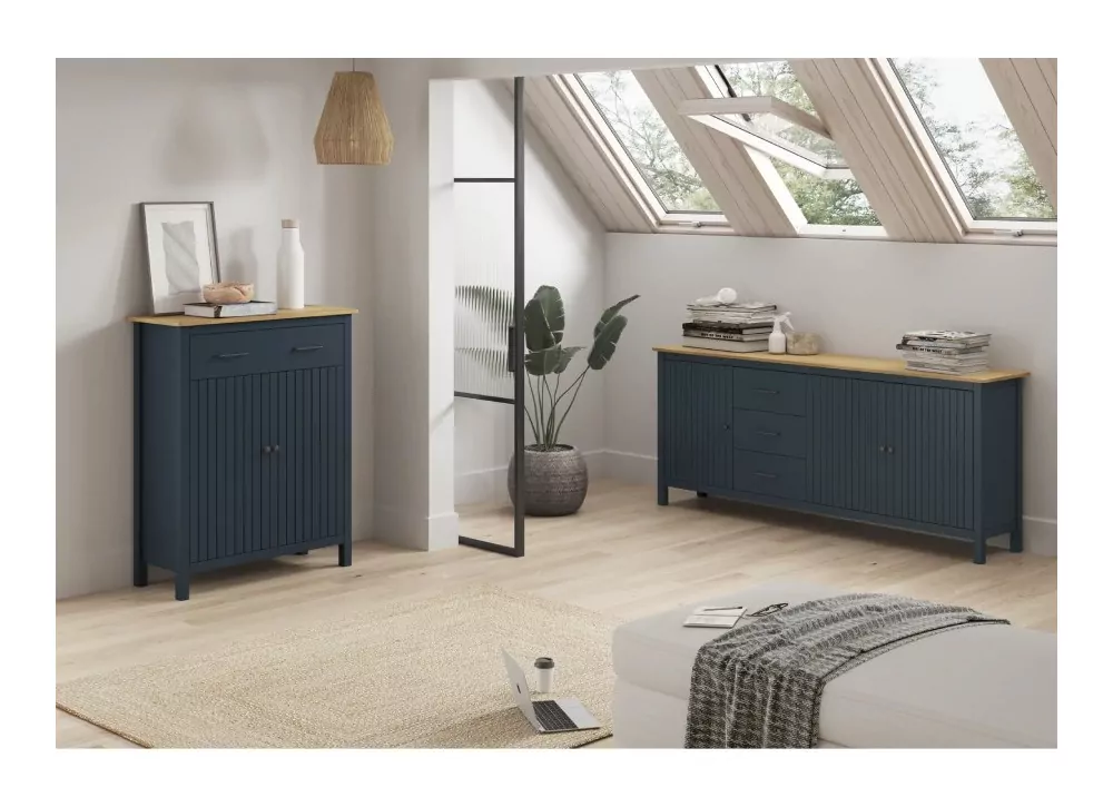 Aparador alto 2 puertas y 1 cajón RANDA Aparador alto 2 puertas y 1 cajón RANDA