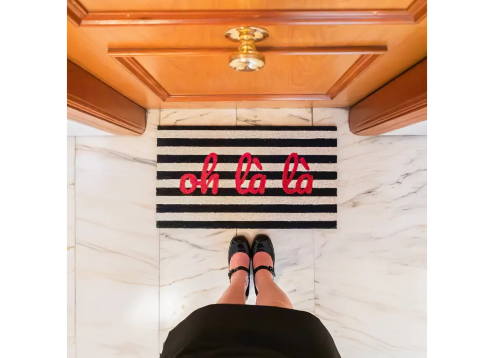 Capacho listrado OH LA LA Capacho listrado OH LA LA