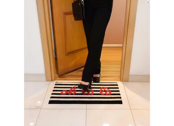 Capacho listrado OH LA LA Capacho listrado OH LA LA