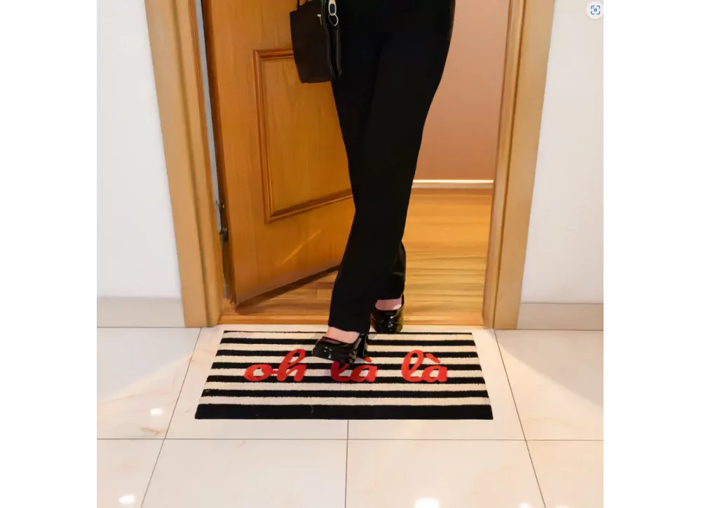 Capacho listrado OH LA LA Capacho listrado OH LA LA