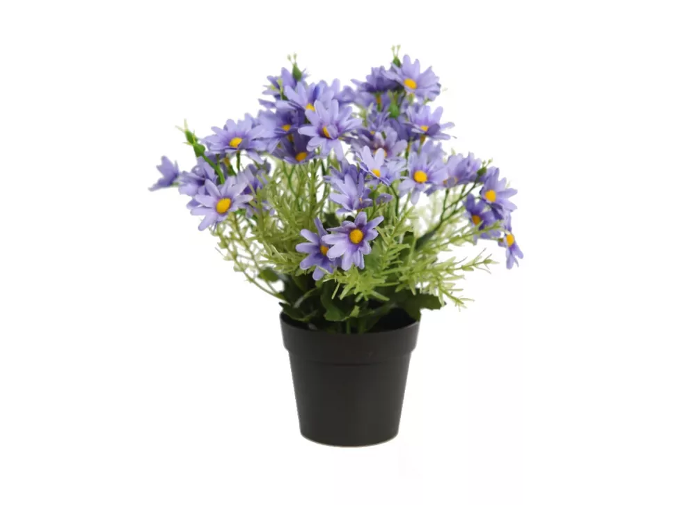 Maceta margaritas artificiales SERENO Maceta margaritas artificiales SERENO