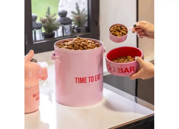 Caja para comida de mascotas TIME TO EAT Caja para comida de mascotas TIME TO EAT