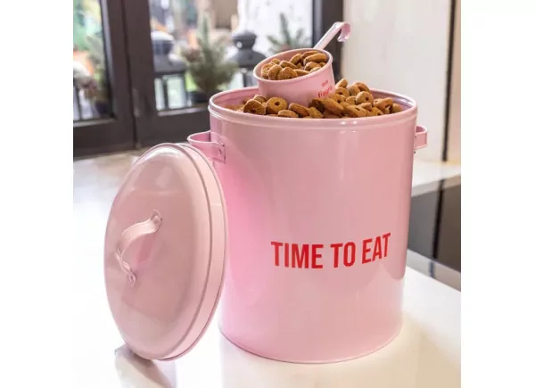 Caja para comida de mascotas TIME TO EAT Caja para comida de mascotas TIME TO EAT
