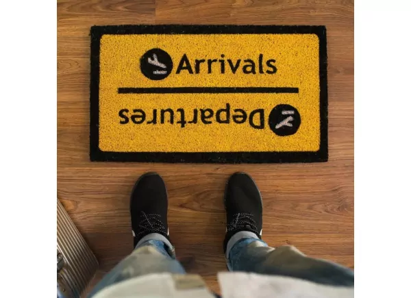 Capacho amarelo AEROPORTO Capacho amarelo AEROPORTO