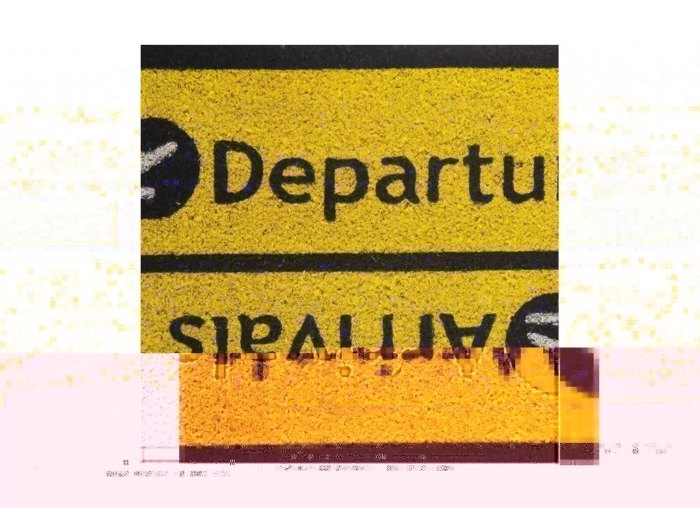 Capacho amarelo AEROPORTO Capacho amarelo AEROPORTO