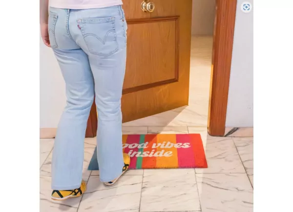 Felpudo multicolor GOOD VIBES Felpudo multicolor GOOD VIBES