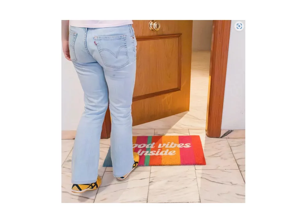 Felpudo multicolor GOOD VIBES Felpudo multicolor GOOD VIBES