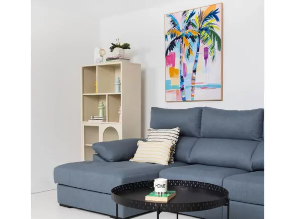 Sofá chaise longue com assentos deslizantes ZIP Sofá chaise longue com assentos deslizantes ZIP